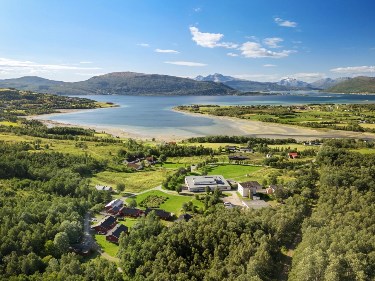Wide fjord view near Evenskjer Guesthouse